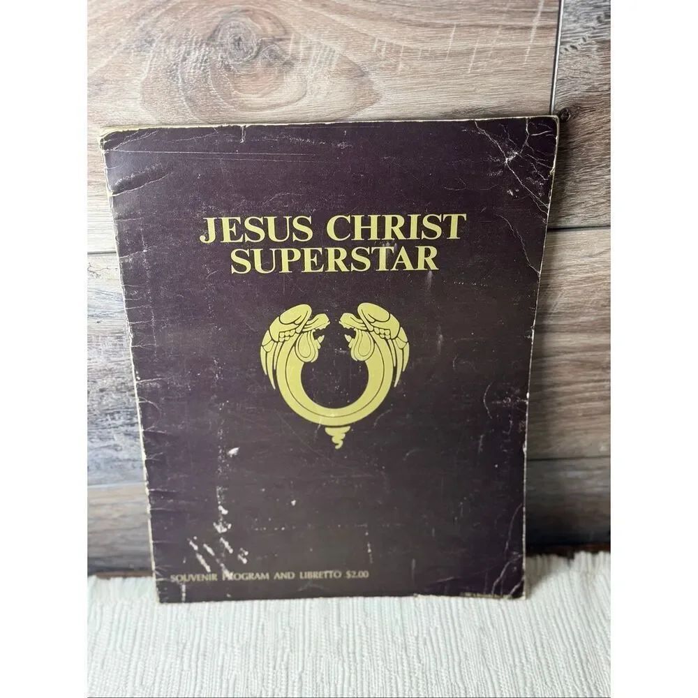 Vintage 1971 Jesus Christ SuperStar Souvenir Program Libretto Broadway Stage
